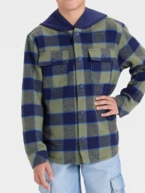 Cat & Jack Blue And Green Shaket NWT